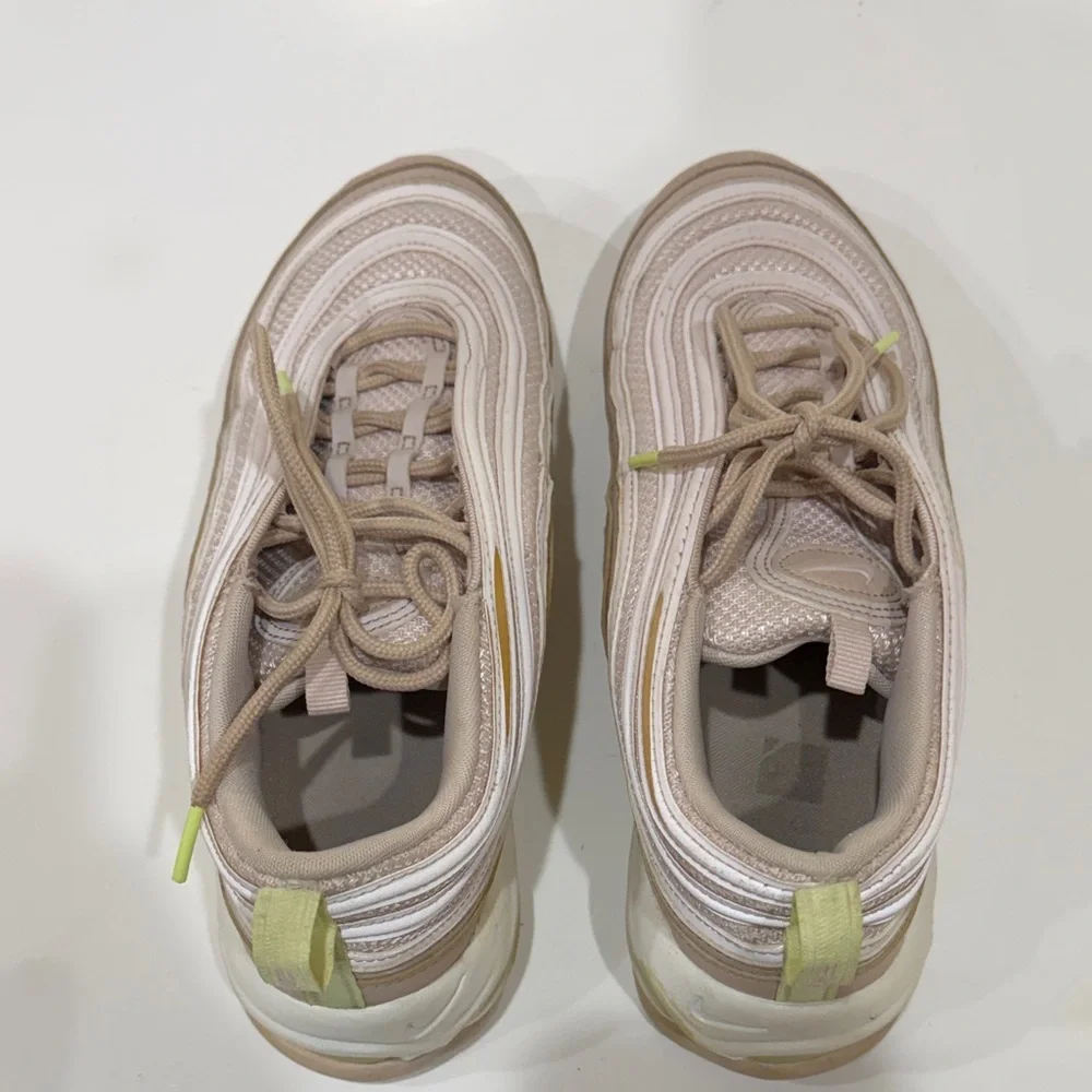 Nike Air Max 97 Women's Barley Rose Volt Sneakers Size 9.5